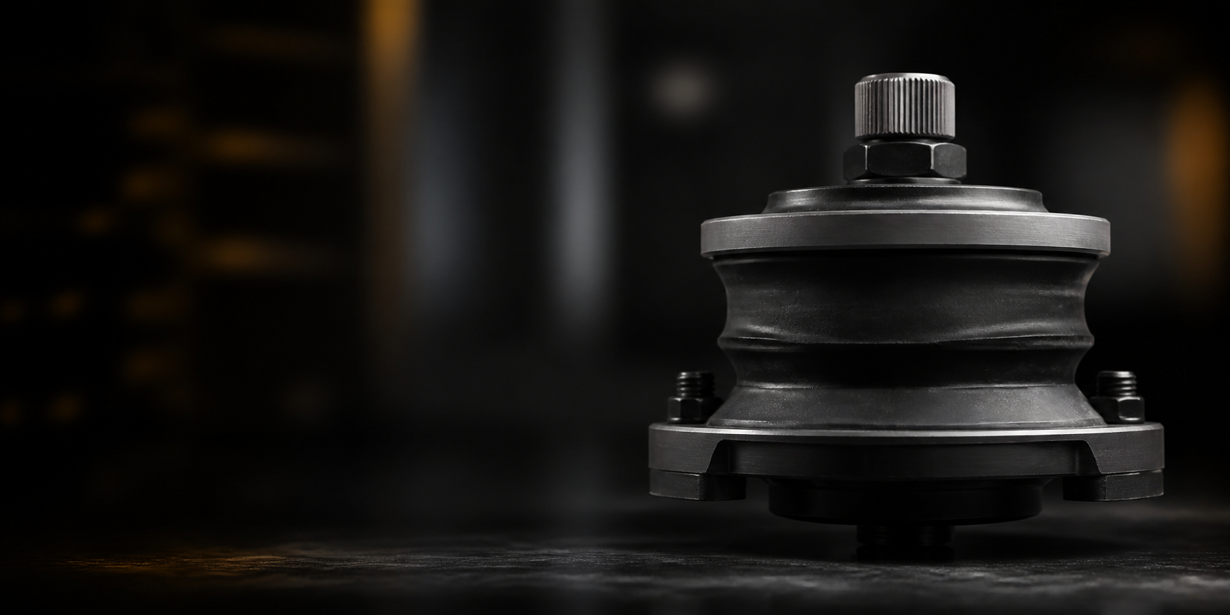 Precision anti-vibration rubber mount